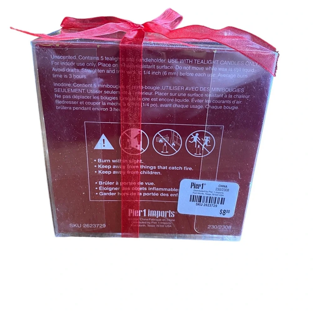 NIB Pier 1 Imports Tealight Gift Set